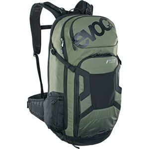 evoc, fr tour e-ride 30, protector backpack, 30l, dark olive/black, ml