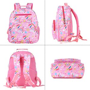 Ouryec Backpack for Girls Kids,Toddler Preschool Bookbag School Backpack for Kindergarten Elementary,Ideal Girls Classic School Backpack(15" tall)