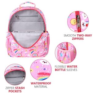 Ouryec Backpack for Girls Kids,Toddler Preschool Bookbag School Backpack for Kindergarten Elementary,Ideal Girls Classic School Backpack(15" tall)