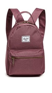 herschel supply co. women’s nova mini backpack, rose brown, one size