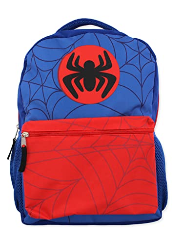 Marvel Spider-Man Spidey and Friends Boys Girls 16" School Backpack (One Size, Blue/Red)