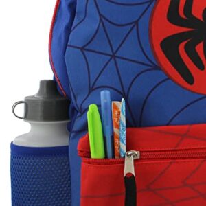 Marvel Spider-Man Spidey and Friends Boys Girls 16" School Backpack (One Size, Blue/Red)