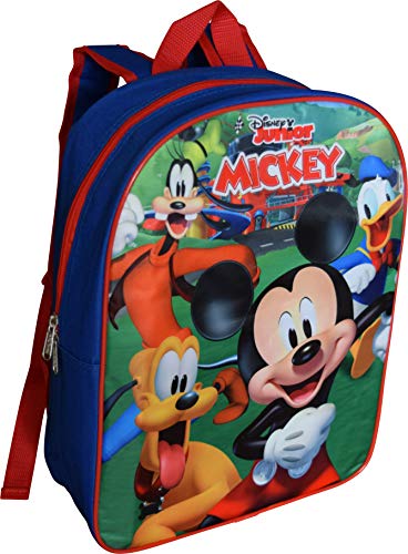 Mickey Mouse 15" Backpack (Royal Blue-Red)