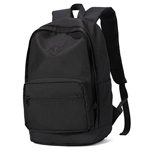 coowoz School Backpack Waterproof Black Bookbag College High School Bags For Boys Girls Lightweight Travel Rucksack Casual Daypack Laptop Backpacks For Men Women(Black2)