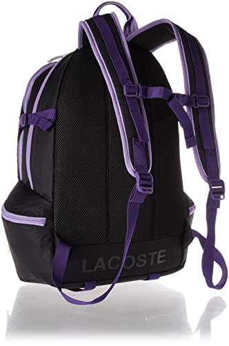 Lacoste Lightweight Nylon Backpack, Noir Samui Neva Farine