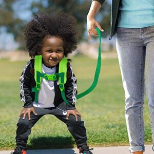 AGSDON Toddler Backpack Leash, 9.5" Safety Harness Dinosaur Bag - Removable Tether