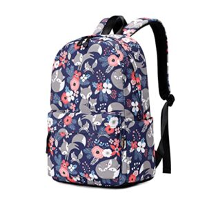 Wadirum Women Leisure Backpack Purse College School Backpack for Girl Fox