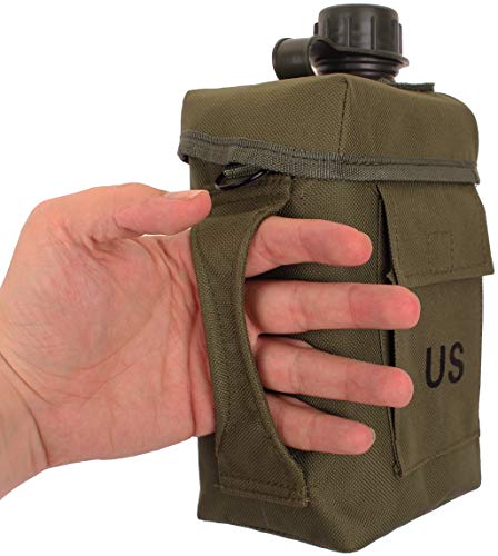 Mil-Tec 2 Litre Patrol Canteen with Cover and Strap (Olive)