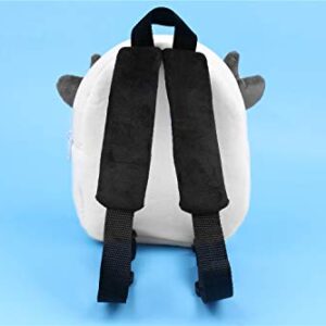 Cute Toddler Backpack Stuffed Cartoon Animal Mini Schoolbag For 1-5 Year Old Boys And Girls (Cow)