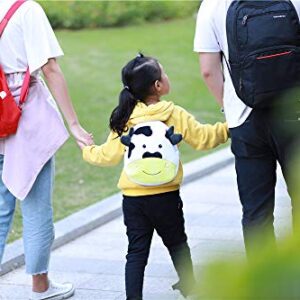 Cute Toddler Backpack Stuffed Cartoon Animal Mini Schoolbag For 1-5 Year Old Boys And Girls (Cow)