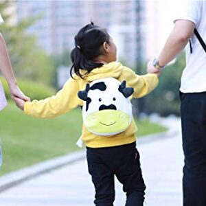 Cute Toddler Backpack Stuffed Cartoon Animal Mini Schoolbag For 1-5 Year Old Boys And Girls (Cow)