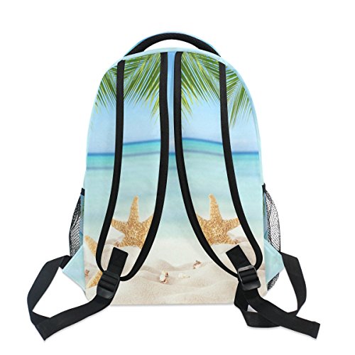 TropicalLife Ocean Sea Beach Themed Backpacks Bookbag Shoulder School Computer Hiking Gym Travel Casual Travel Daypack