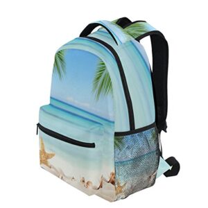 TropicalLife Ocean Sea Beach Themed Backpacks Bookbag Shoulder School Computer Hiking Gym Travel Casual Travel Daypack