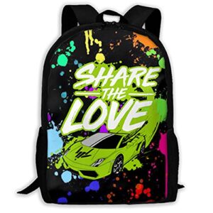 fashion share_the_stephen_love backpack water resistant college student rucksack daypacks schoolbag for boys girls