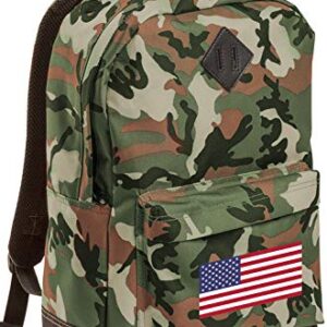 American Flag CAMO Backpack MEDIUM USA Flag Backpacks