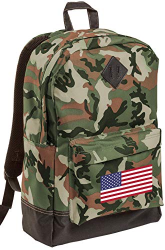 American Flag CAMO Backpack MEDIUM USA Flag Backpacks