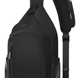 Lacdo Sling Bag Sling Backpack Travel Hiking Daypack Crossbody Shoulder Bag