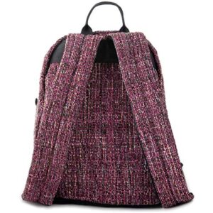 DIME BAGS Festy Bound Mini Hemp Backpack | Stylish Mini Backpack with Secret Pocket (Static Pink)