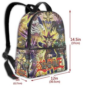 Unisex School Backpack Bags 3d Print Yu_Gi_Oh Funny Hiking Laptop Travel Daypacks