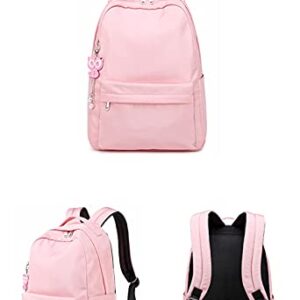 COSABZ Anime Anya Forger Backpack Cosplay Kawaii Backpack Schoolbag Mochila Bag With Pendant For Girls Pink (4)