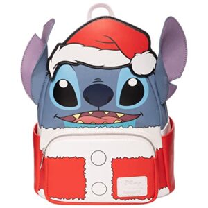 lilo & stitch holiday santa stitch mini backpack – entertainment earth exclusive