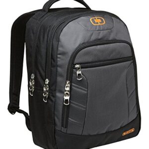 OGIO 411063-Diesel Grey/Orange 16" Computer Laptop Colton Backpack, Grey/Orange