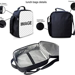 3 in 1 Backpack Set Wings of Fire Bookbag with Lunch Box and Pencil Case