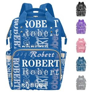 Custom Diaper Bag Personalized for Boy Girl with Name for Dad Mom Men Women Customized Maternity Bag Backpack