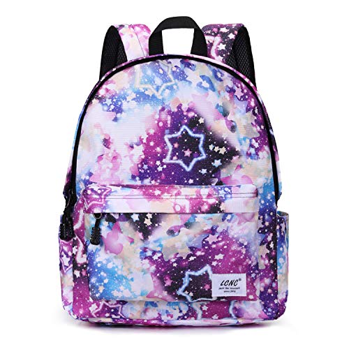 LCNC Backpack for School School Backpack for Girls Boys Teens Galaxy Backpack for Elementary school Middle school Kids Bookbag