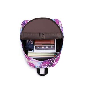 LCNC Backpack for School School Backpack for Girls Boys Teens Galaxy Backpack for Elementary school Middle school Kids Bookbag