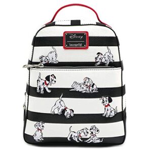 loungefly 101 dalmatians faux leather mini backpack standard