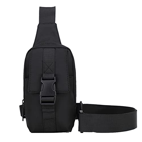 Ousawig Small Sling Backpack Mens Crossbody Bag Lightweight Chest Daypacks Shoulder Bag for Men Travel Hiking (black2)