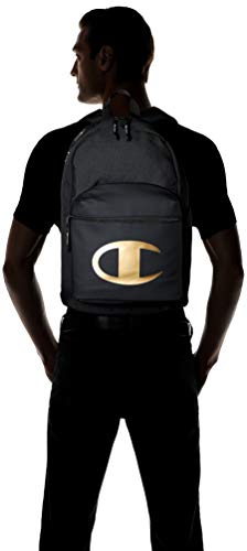 Champion Men's SuperCize Backpack, Black/Gold, One Size