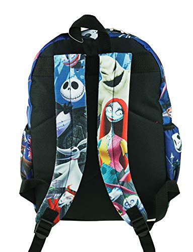 Nightmare Before Christmas Deluxe Oversize Print Large 16" Backpack with Laptop Compartment - A19607