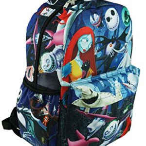 Nightmare Before Christmas Deluxe Oversize Print Large 16" Backpack with Laptop Compartment - A19607