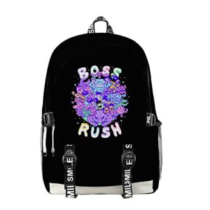 wzsmhft omori boss rush backpack teen adjustable strap backpack three piece travel backpack (backpack2)