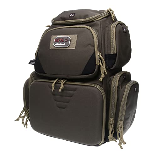 G.P.S. Sporting Clays Backpack | Secure Ammo & Shooting Accessories Storage | Durable Waterproof Tactical Range Gear