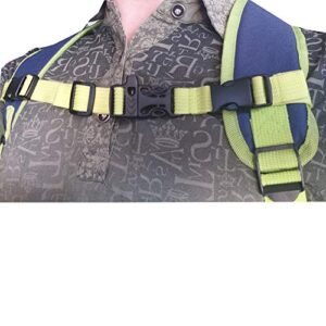 HDHYK Backpack Chest Strap- Nylon - Adjustable Universal ( Green )