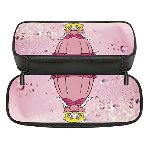 Girls Princess Peach Backpack And Lunch Bag Set Backpack Shoulder Bag Pencil Case Sparkling.