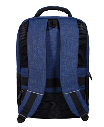 Rockland Slim Pro USB Laptop Backpack, Blue, Large