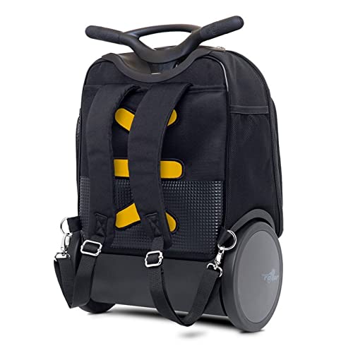 Nikidom Roller - School Backpack with Wheels - Roller Up XL Reef - 53 x 38 x 23 cm - 2 Large Capacity Compartments - Includes Storable Straps and Reinforced Base