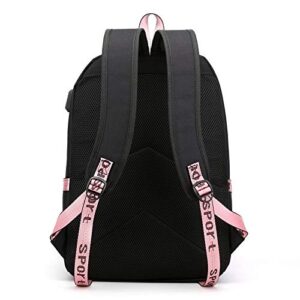 COSABZ Anime Hu Tao School Bag Back to School Backpack Cosplay Kawaii Ribbon Shoulder Bag Satchels