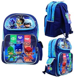 nickelodeon pj masks kids 16″ large school backpack book bag licensed new usa