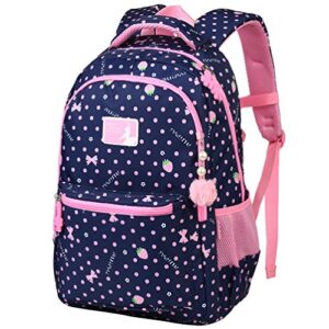 AOTOW School Backpack Girls Bookbag Kids - Cute Bags for Middle Elementary Preschool Kindergarten Supplies for Teen Little Children Student