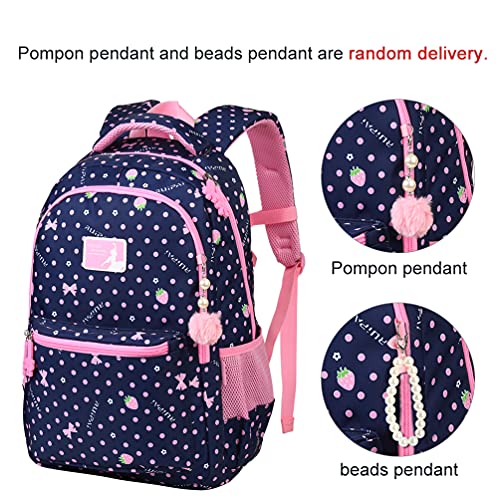 AOTOW School Backpack Girls Bookbag Kids - Cute Bags for Middle Elementary Preschool Kindergarten Supplies for Teen Little Children Student