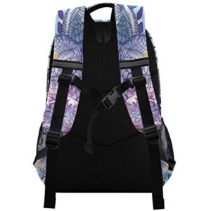 Glaph Owl Boho Backpacks Laptop School Book Bag Lightweight Daypack for Men Women Kids Teens