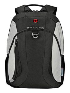 wenger mercury backpack with 16″ laptop pocket, black-gray