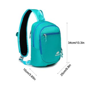 Small Sling Bag Crossbody Chest Bag Lightweight Daypack for Hiking & Travel