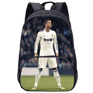 bootfu boys cristiano ronaldo backpack-student lightweight schoolbag graphic knapsack-bookbag for school,travel one size