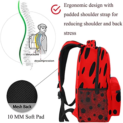 Toddler Backpack for Boys Girls Kids School Bag Cute Bookbag Ladybug Backpack